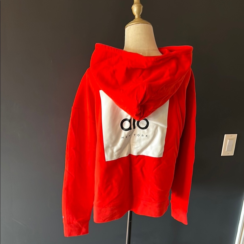 ALO Yoga Red Hoodie